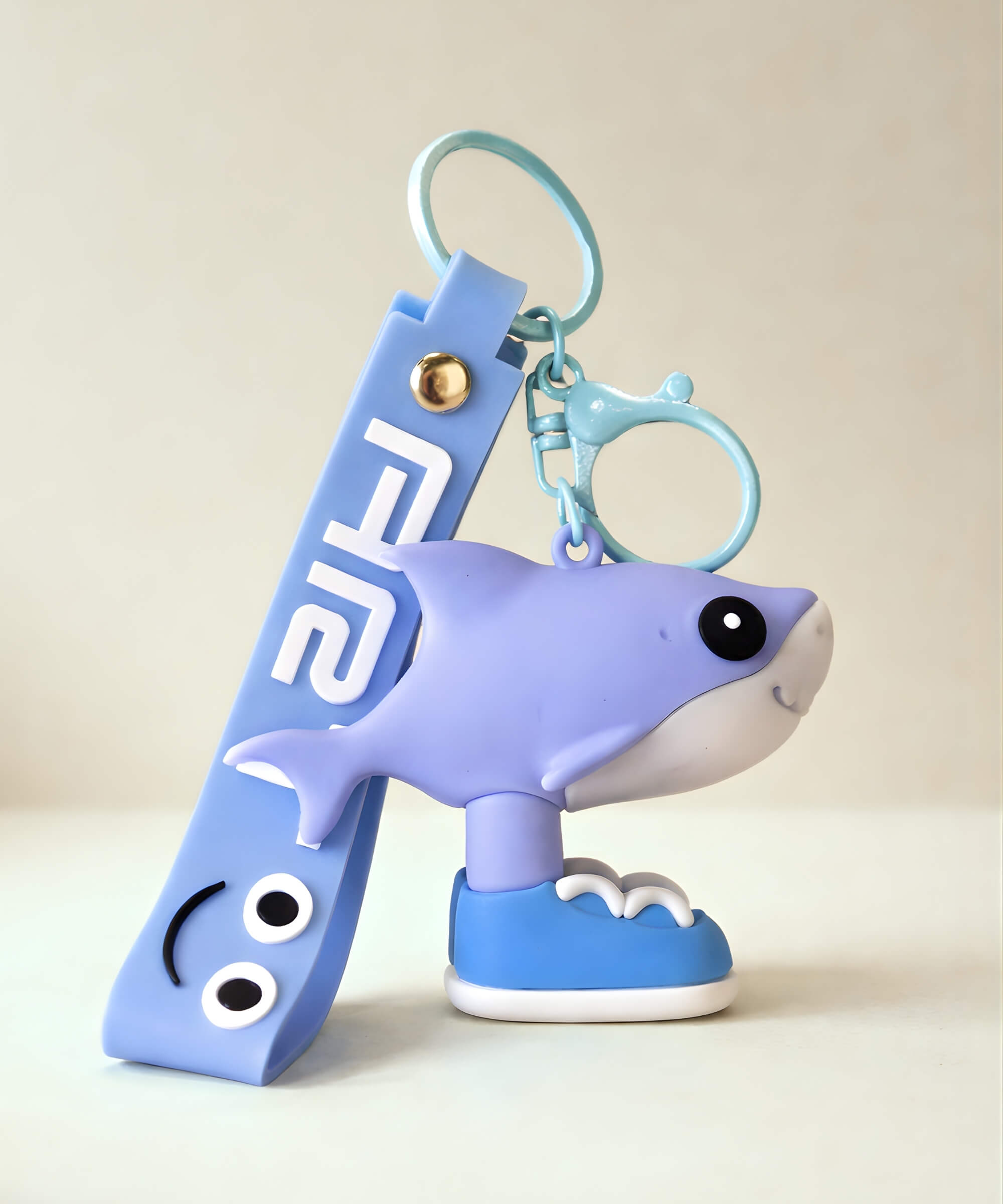 Italian brainrot keychain Tralalero Tralala blue shark cute meme bag charm